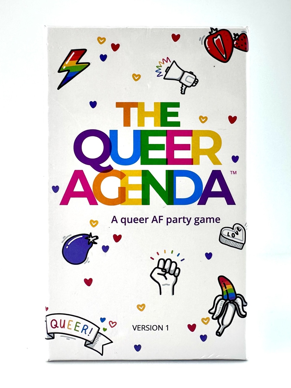 NEW The Queer Agenda Party Card Game Version 1 Sealed Box LGBTQ Pride Night